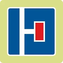Дорожный знак с флуоресцентной окантовкой 6.8.2 Тупик